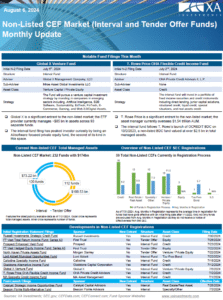 Non-listed CEF Market Monthly Update
