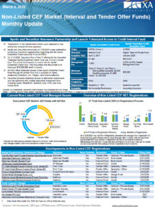 Non-listed CEF Market Monthly Update