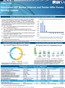 Non-listed CEF Market Monthly Update